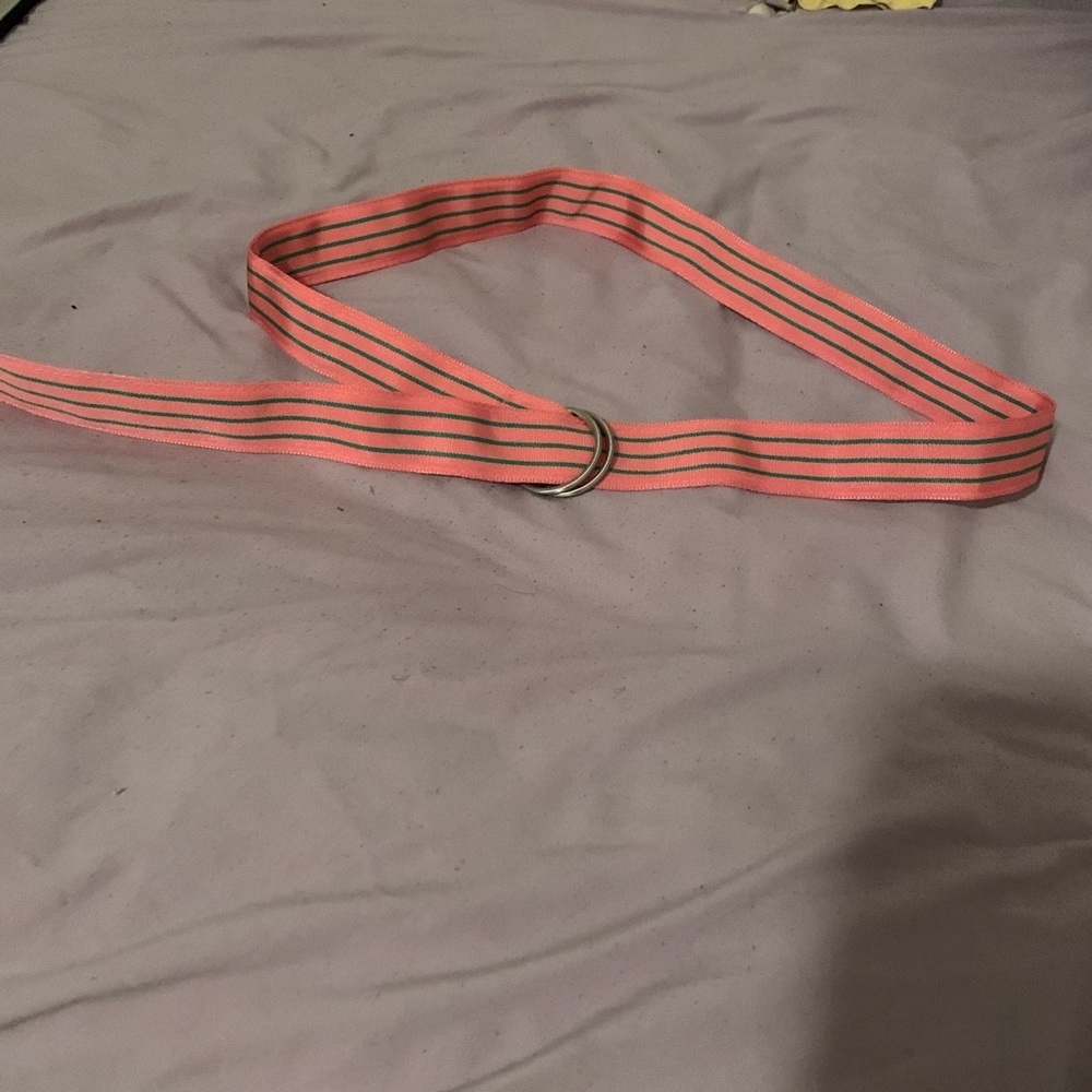 Striped vintage belt from J Crew